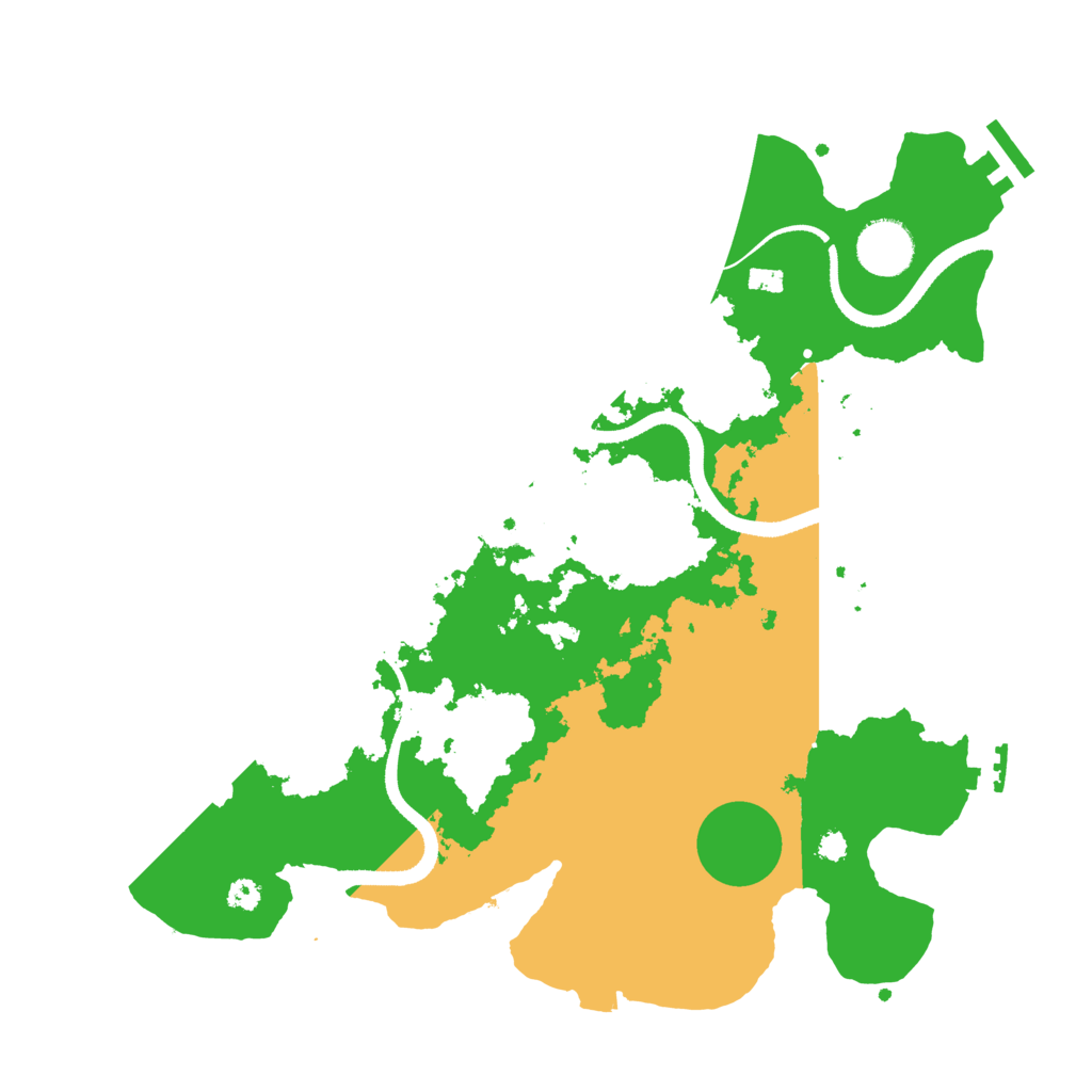 Biome Rust Map: Procedural Map, Size: 3400, Seed: 471970