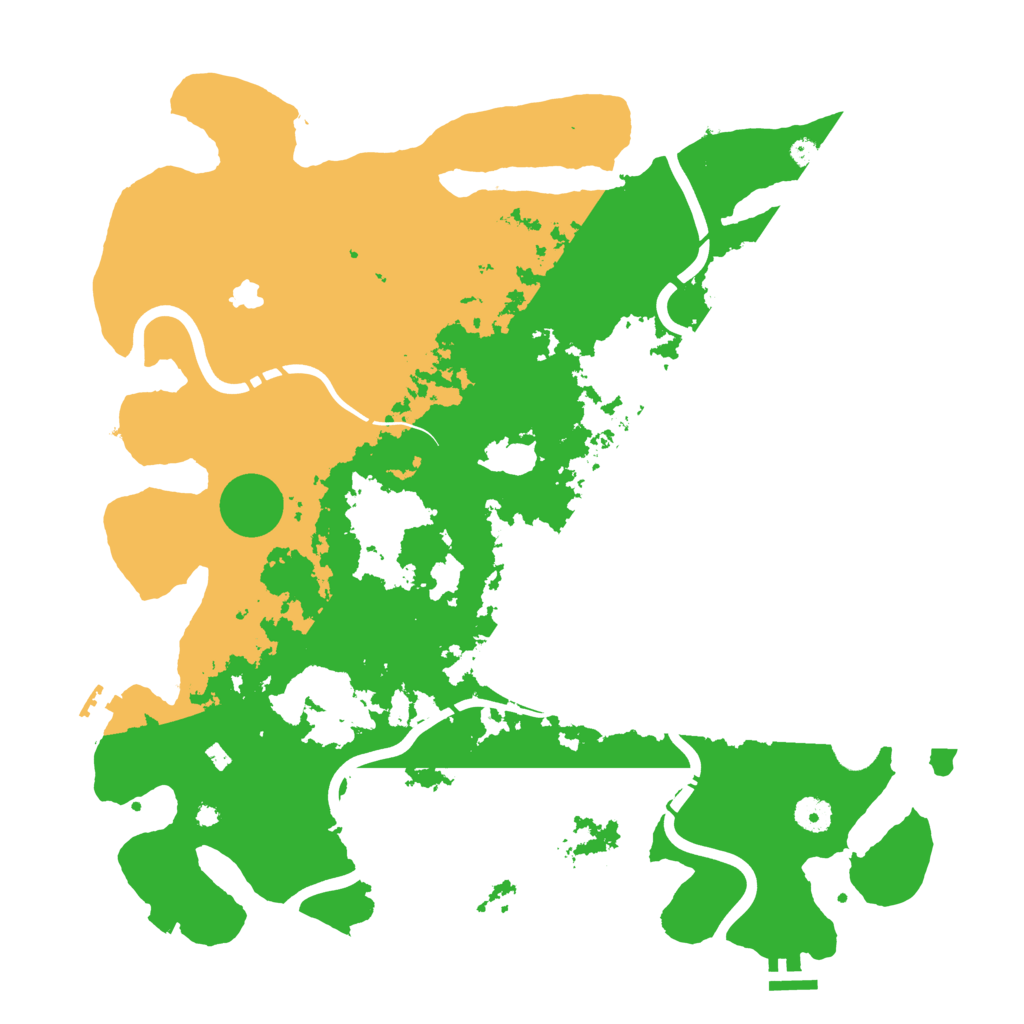 Biome Rust Map: Procedural Map, Size: 4250, Seed: 10129
