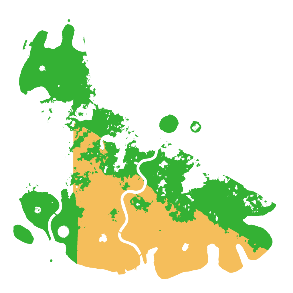 Biome Rust Map: Procedural Map, Size: 4500, Seed: 10022025