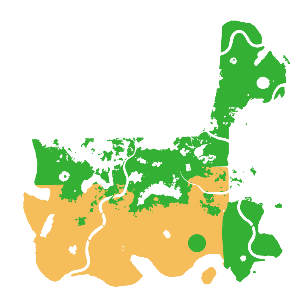 Biome Rust Map: Procedural Map, Size: 4500, Seed: 934037724