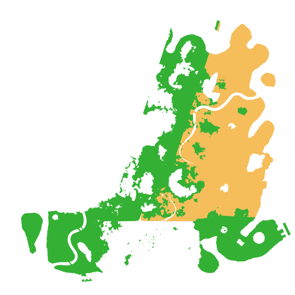 Biome Rust Map: Procedural Map, Size: 4500, Seed: 369546981