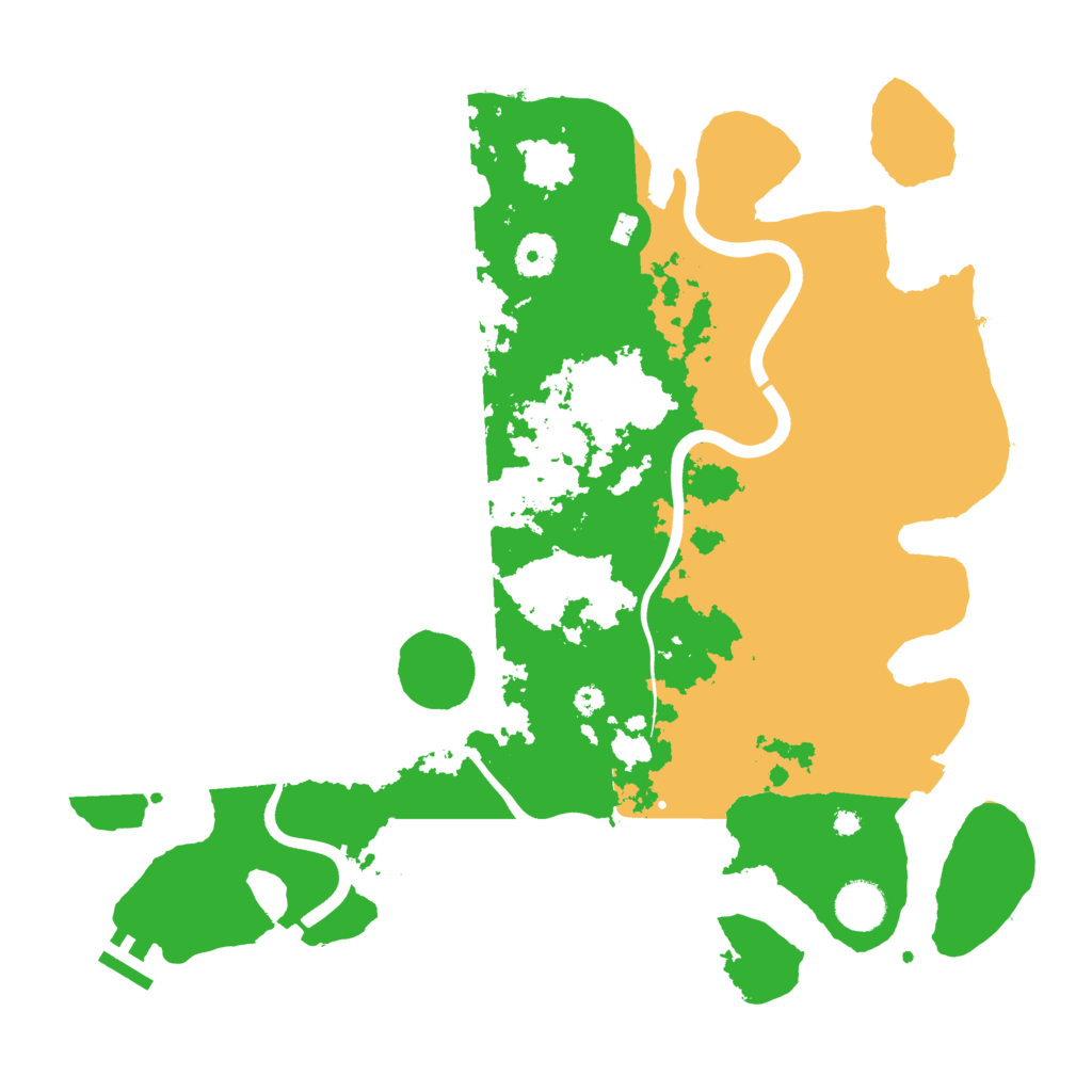 Biome Rust Map: Procedural Map, Size: 3800, Seed: 491194925