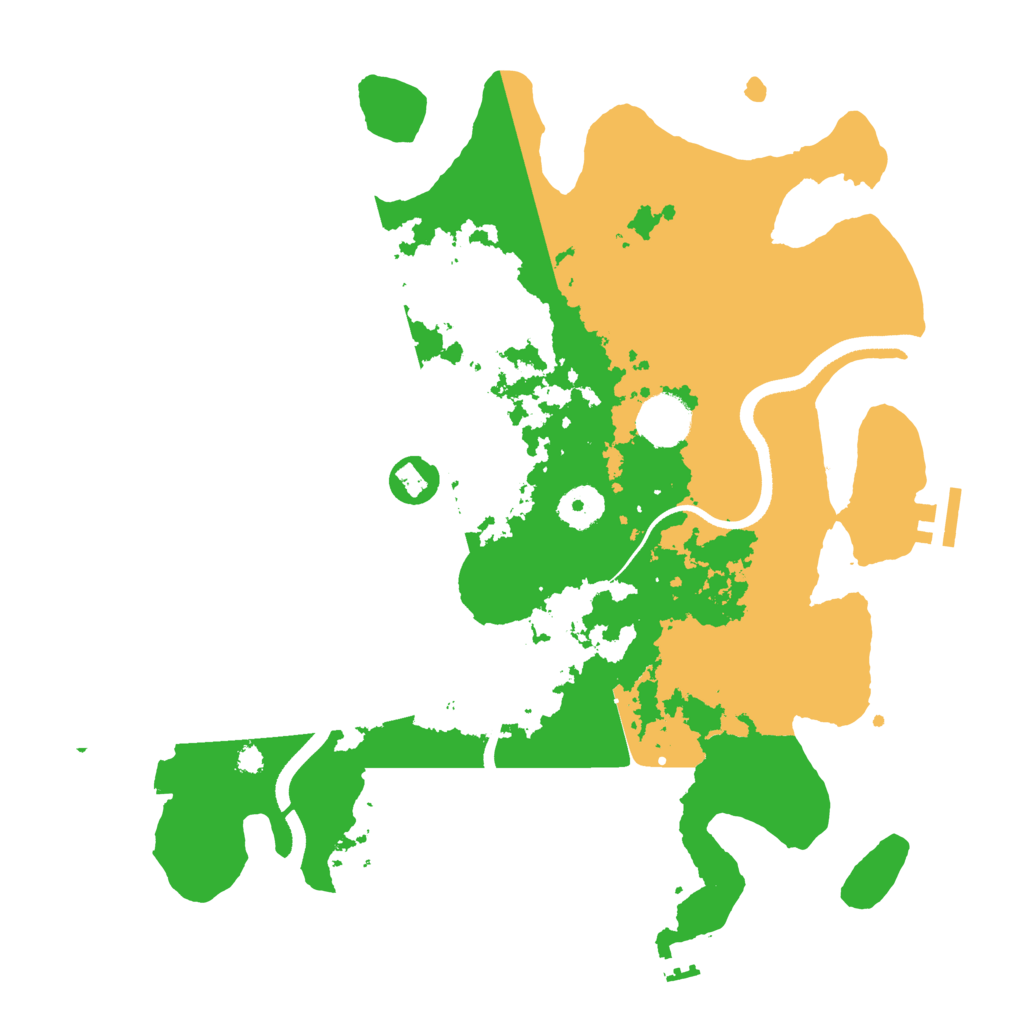 Biome Rust Map: Procedural Map, Size: 3500, Seed: 323743075