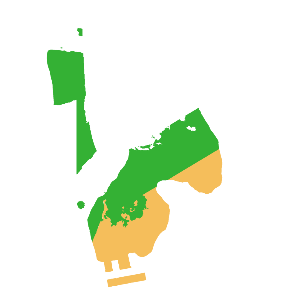 Biome Rust Map: Procedural Map, Size: 1600, Seed: 260058821