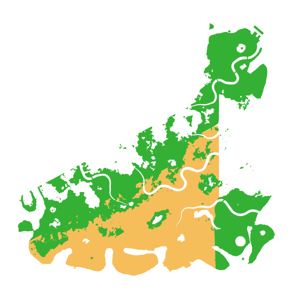 Biome Rust Map: Procedural Map, Size: 5000, Seed: 1035685288