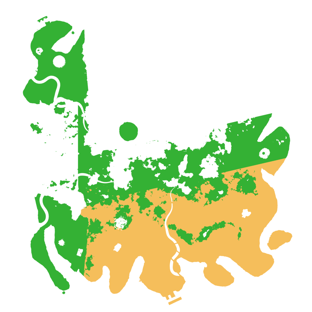 Biome Rust Map: Procedural Map, Size: 4500, Seed: 1974