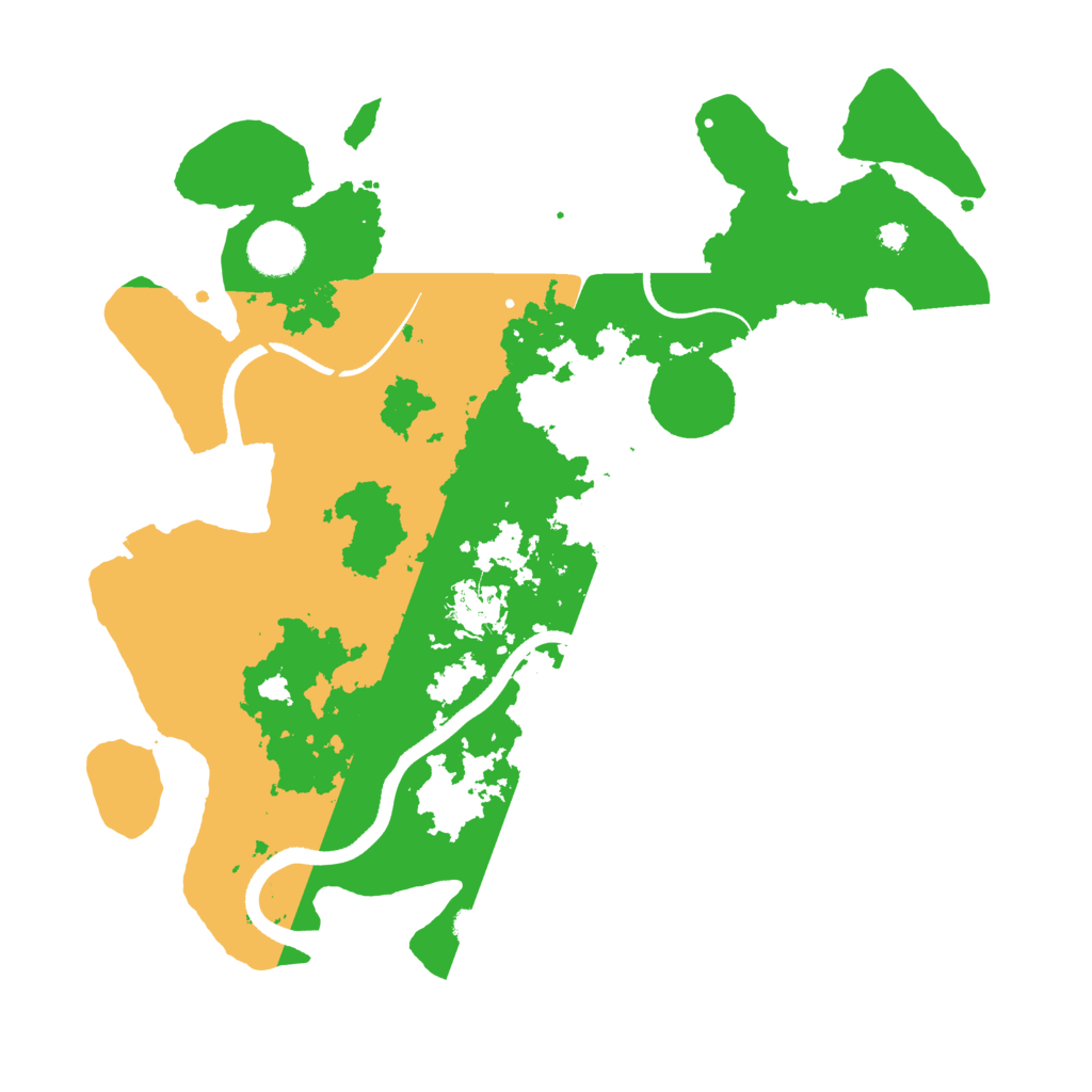 Biome Rust Map: Procedural Map, Size: 3500, Seed: 751637576
