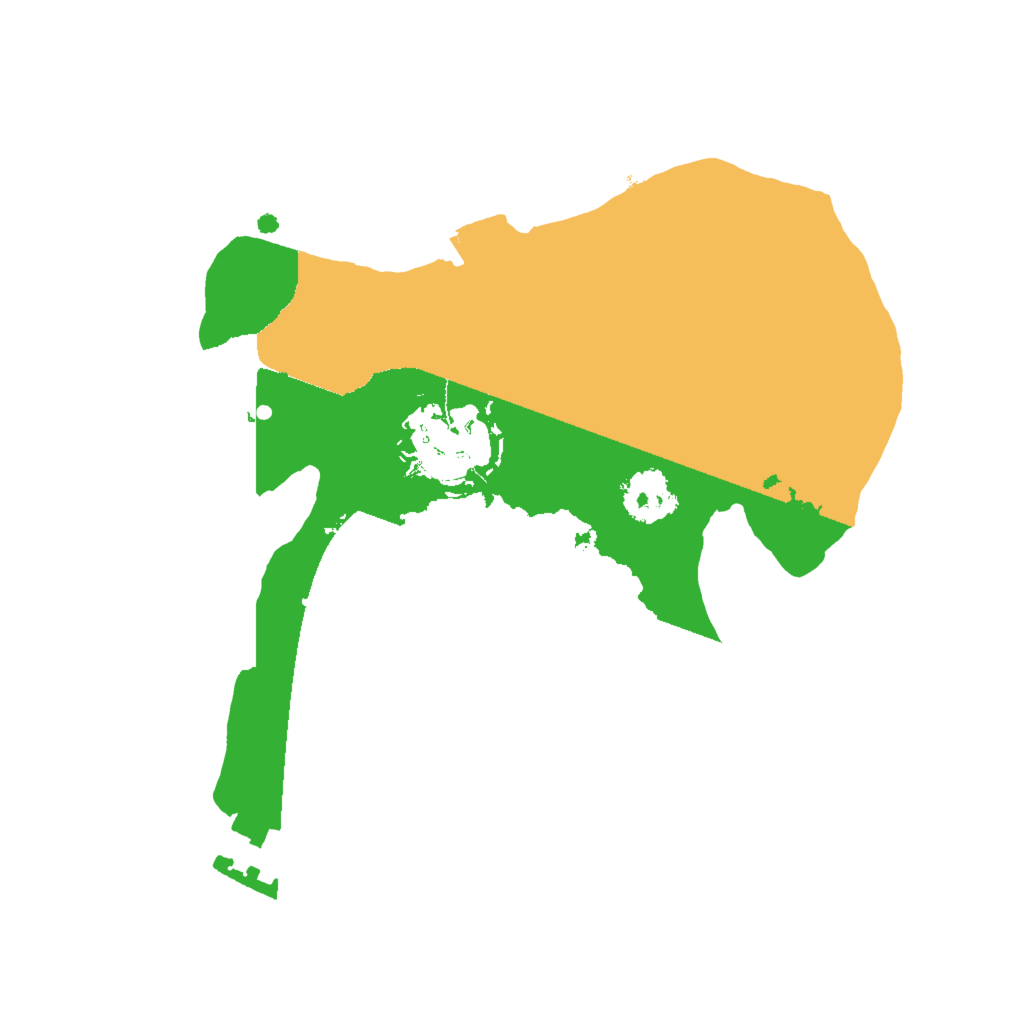 Biome Rust Map: Procedural Map, Size: 2000, Seed: 1279717408