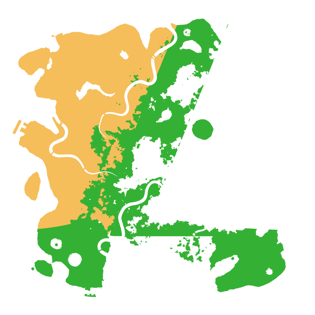 Biome Rust Map: Procedural Map, Size: 4250, Seed: 199236919