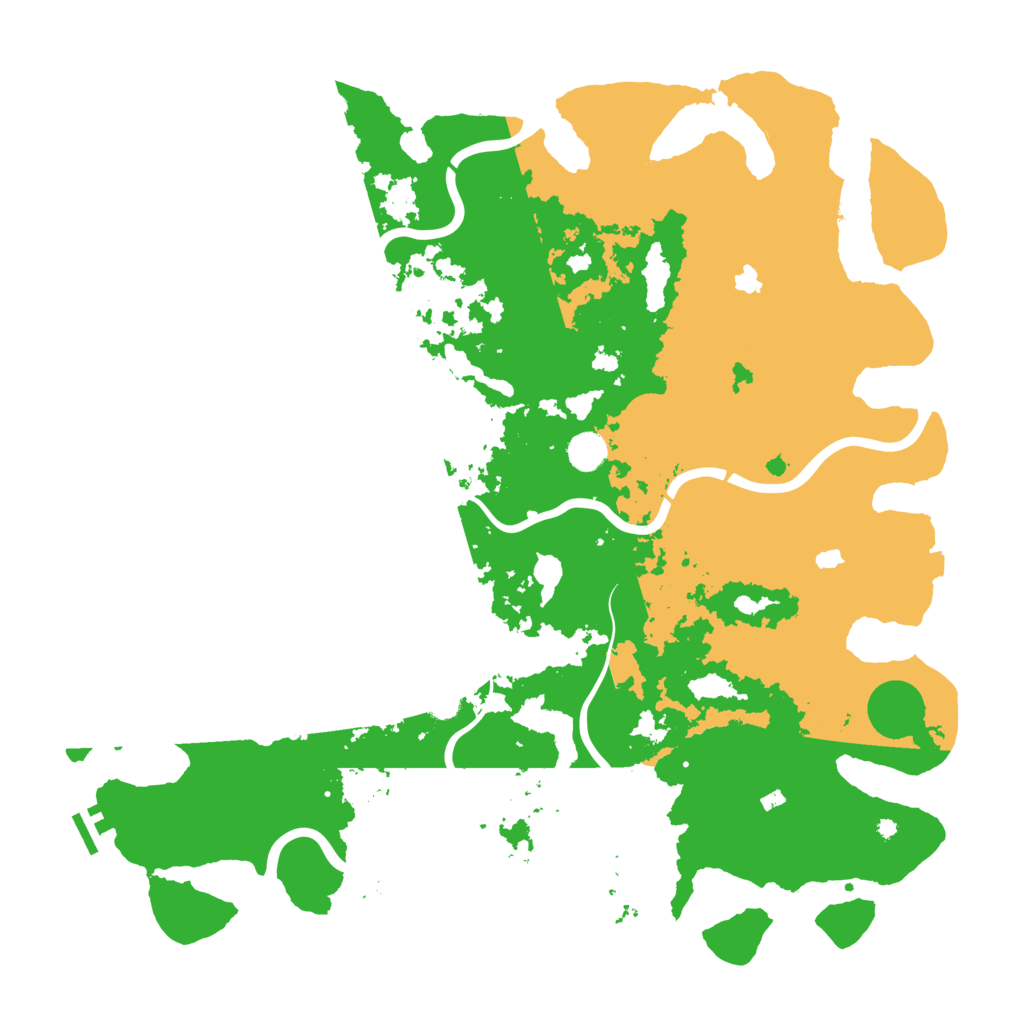 Biome Rust Map: Procedural Map, Size: 4750, Seed: 991394119