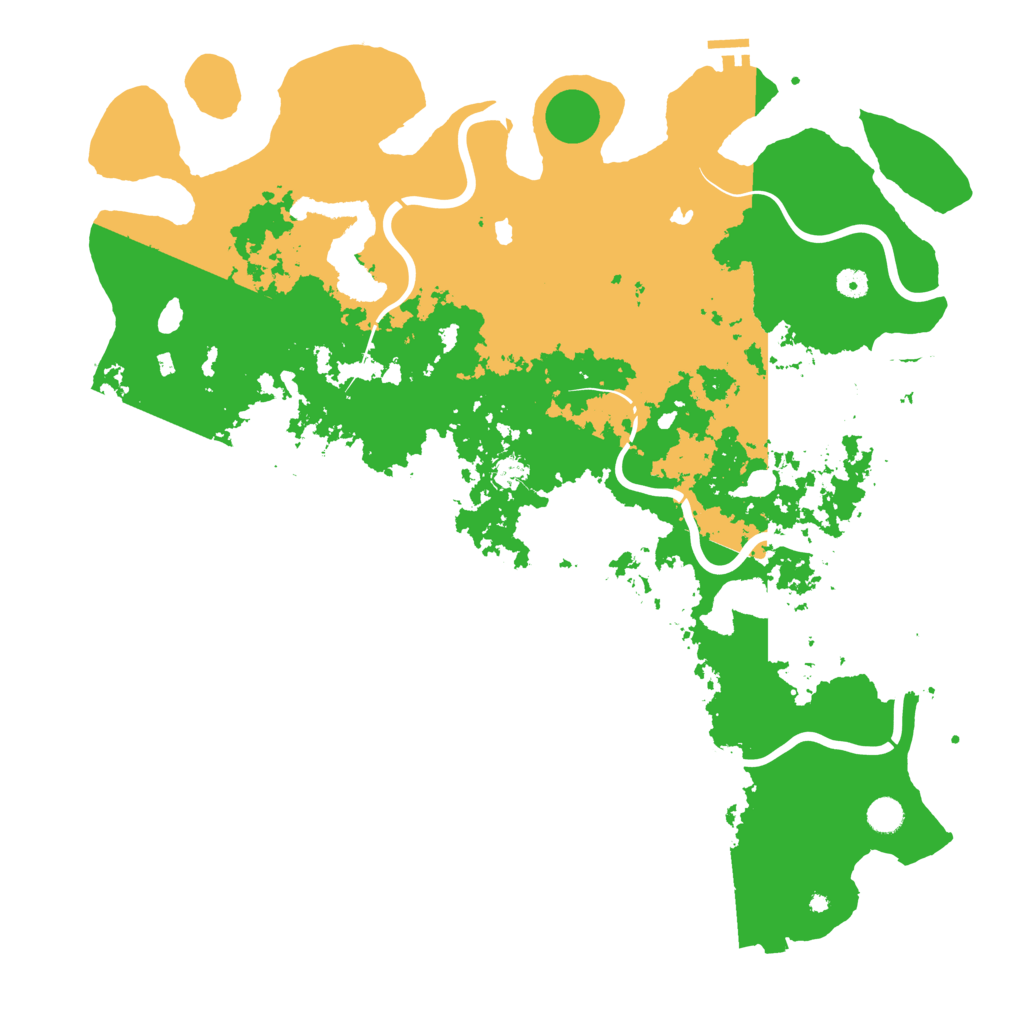 Biome Rust Map: Procedural Map, Size: 5000, Seed: 648267