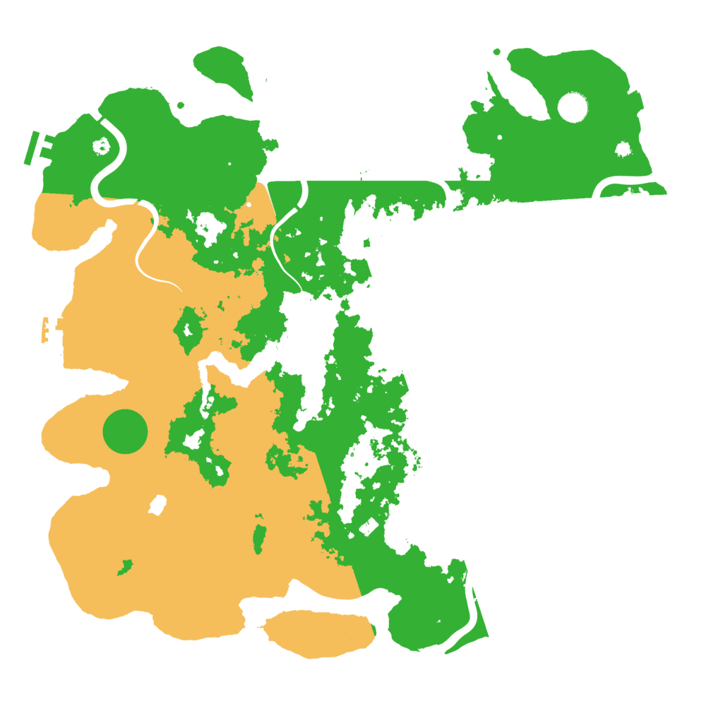 Biome Rust Map: Procedural Map, Size: 4250, Seed: 525302706