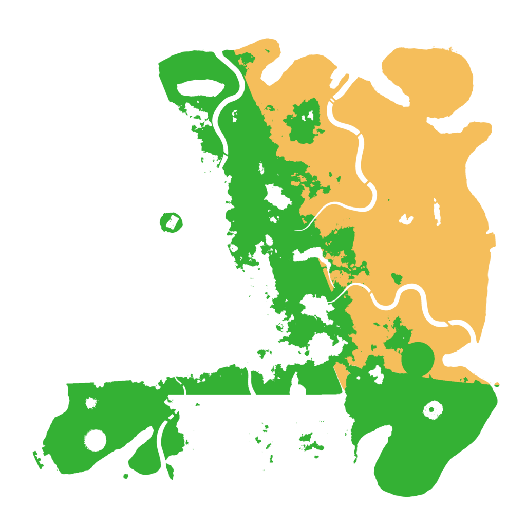 Biome Rust Map: Procedural Map, Size: 4250, Seed: 1237151554