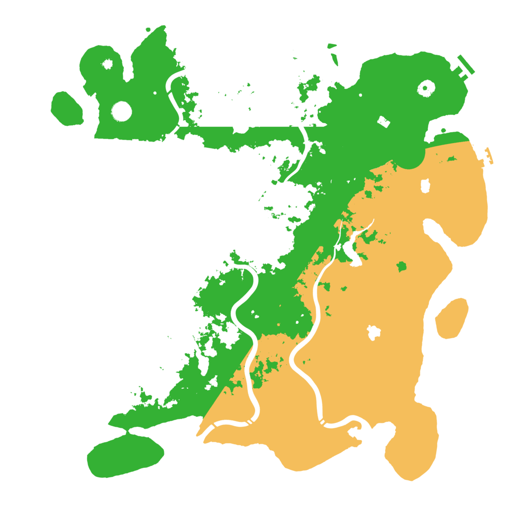 Biome Rust Map: Procedural Map, Size: 4500, Seed: 2135982517