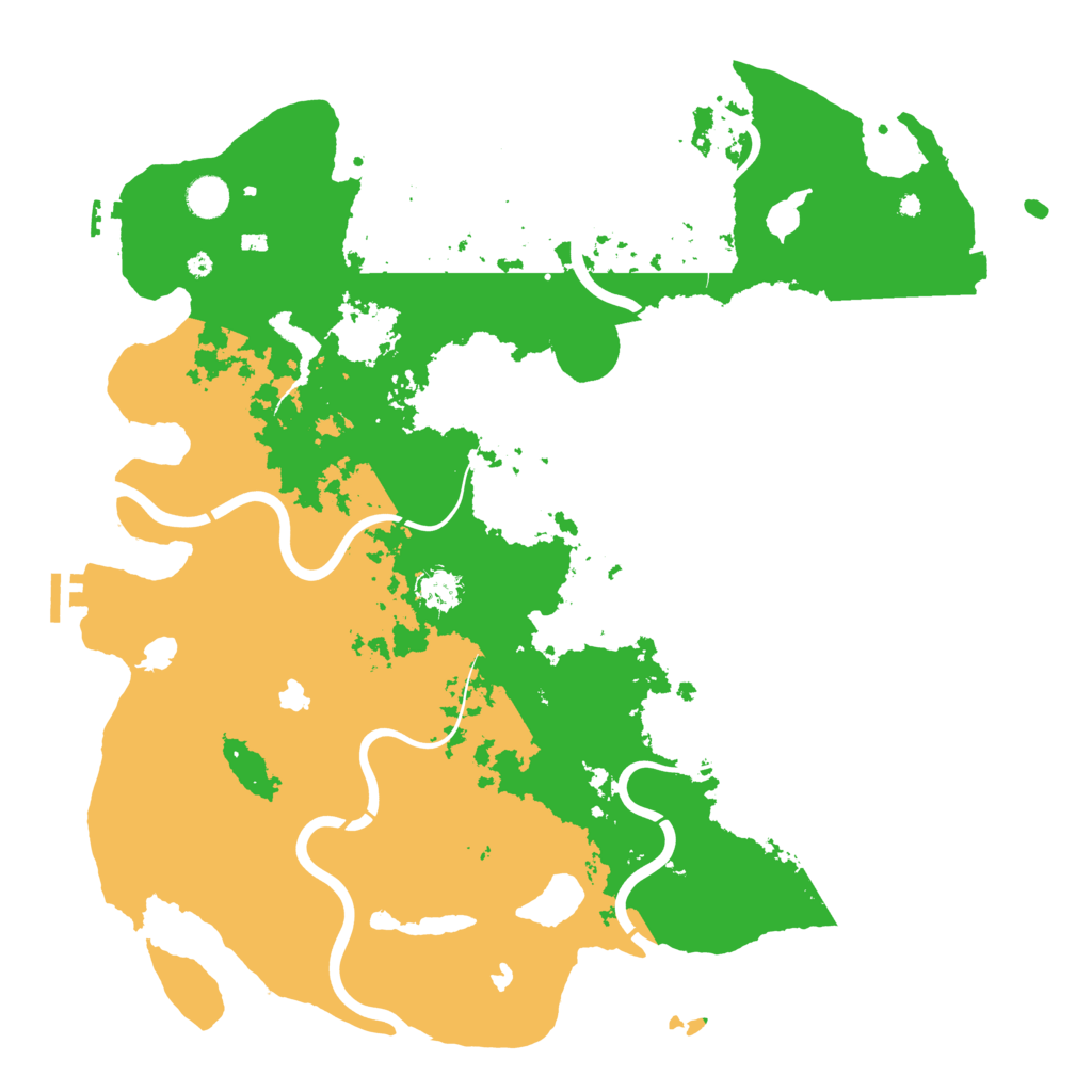 Biome Rust Map: Procedural Map, Size: 4500, Seed: 22102688