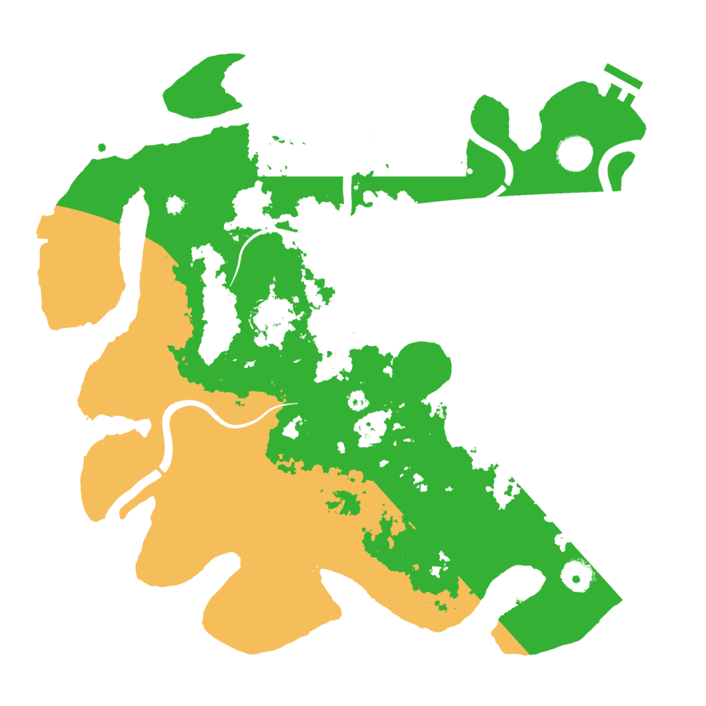 Biome Rust Map: Procedural Map, Size: 3500, Seed: 1517740316