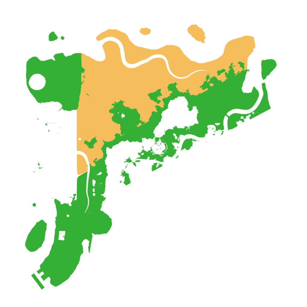 Biome Rust Map: Procedural Map, Size: 3500, Seed: 1153256594
