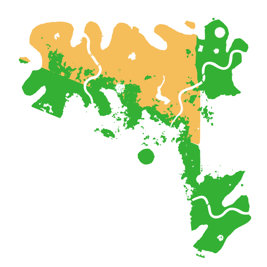 Biome Rust Map: Procedural Map, Size: 4500, Seed: 488358304
