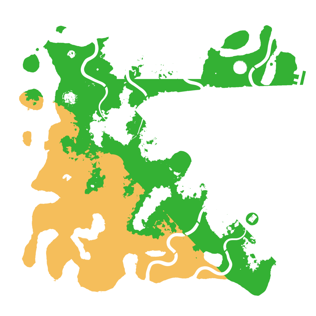 Biome Rust Map: Procedural Map, Size: 4200, Seed: 178469