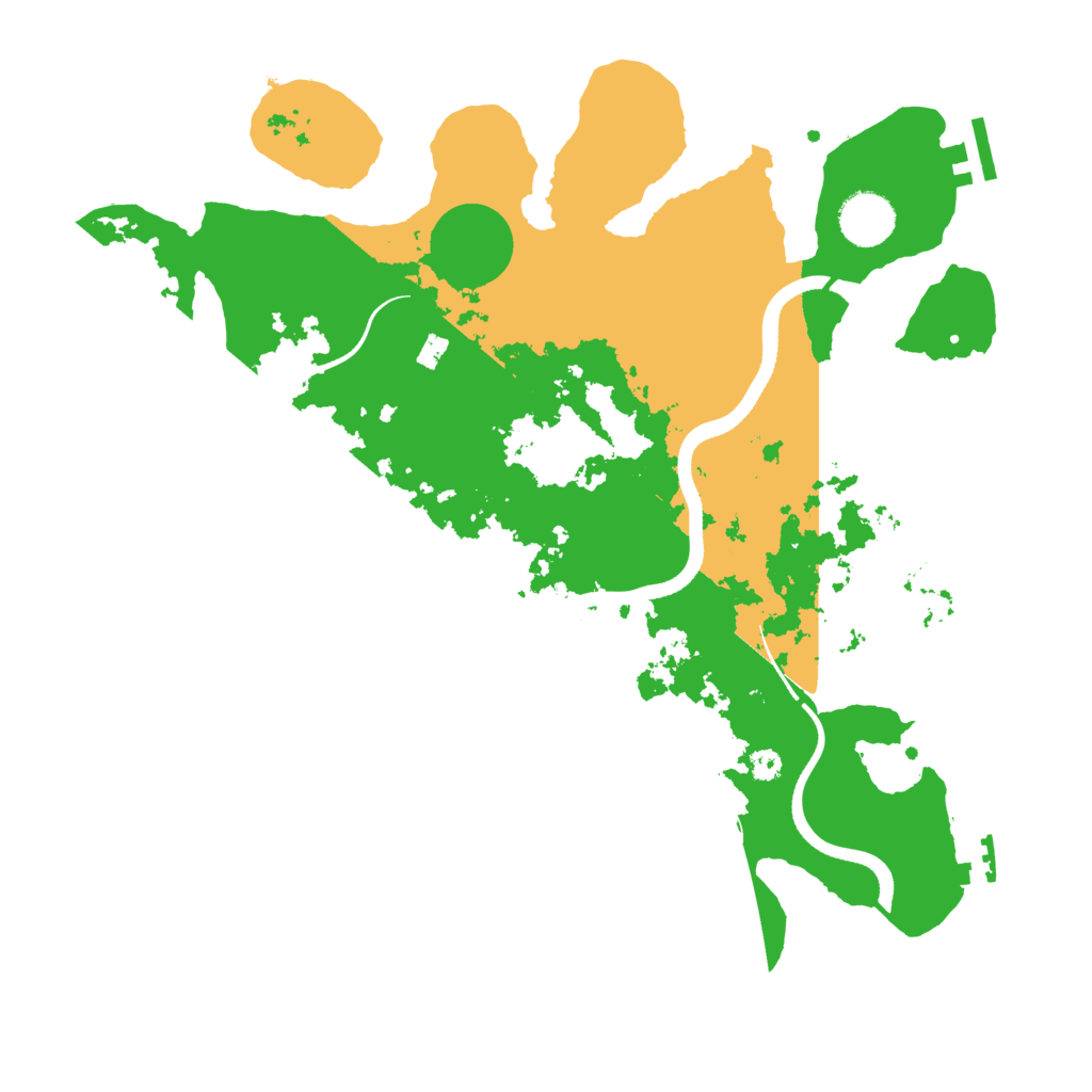 Biome Rust Map: Procedural Map, Size: 3500, Seed: 502584521