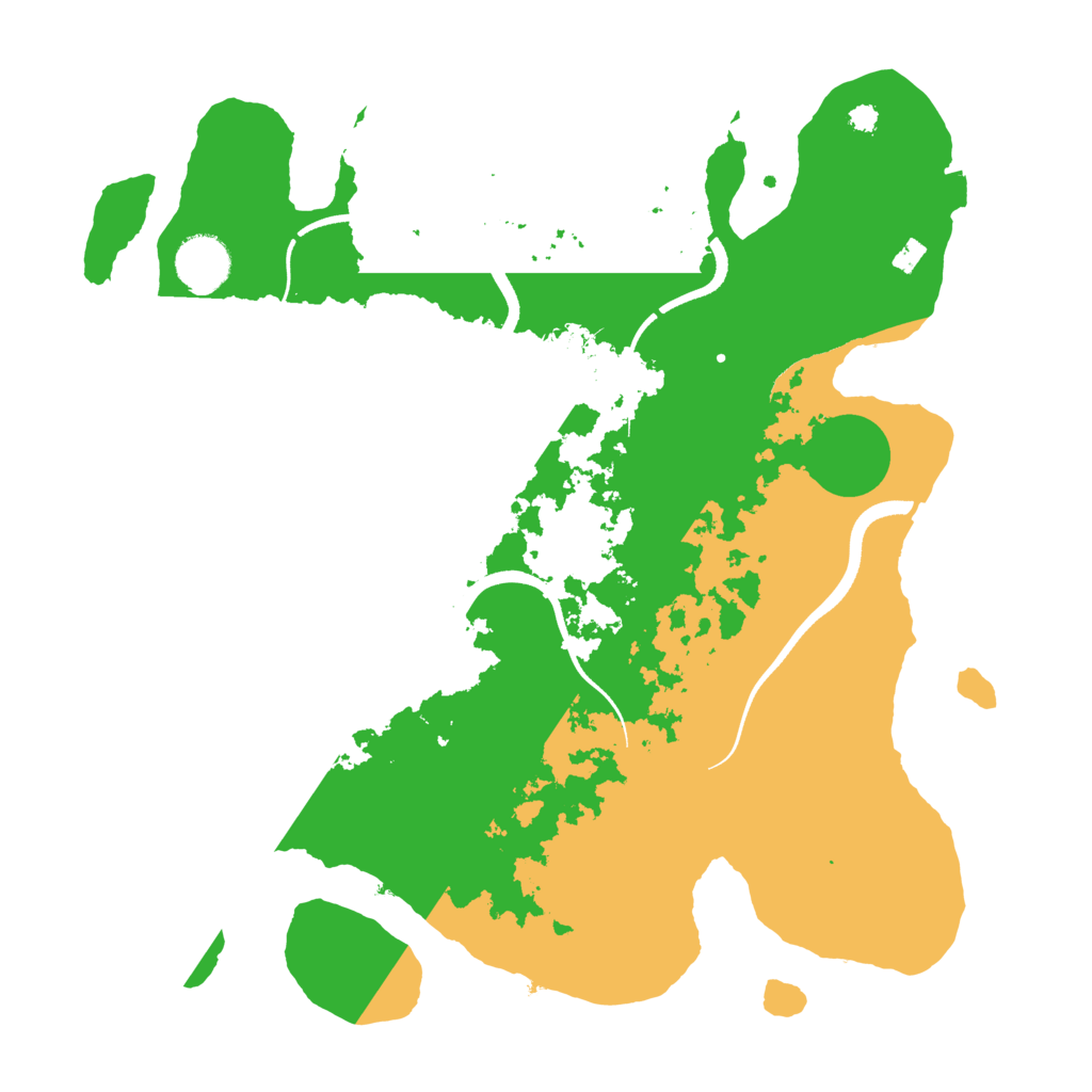 Biome Rust Map: Procedural Map, Size: 3500, Seed: 2456537