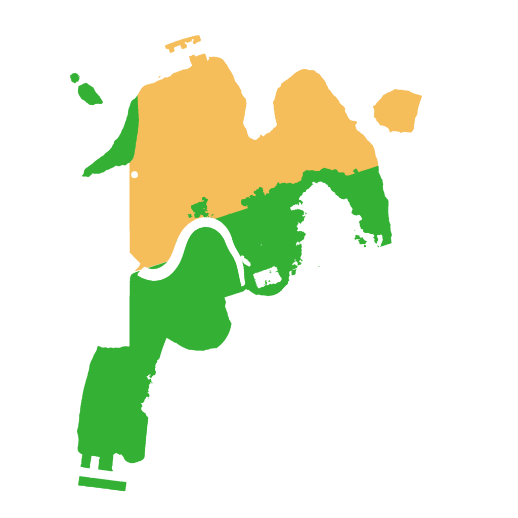 Biome Rust Map: Procedural Map, Size: 2200, Seed: 163216947