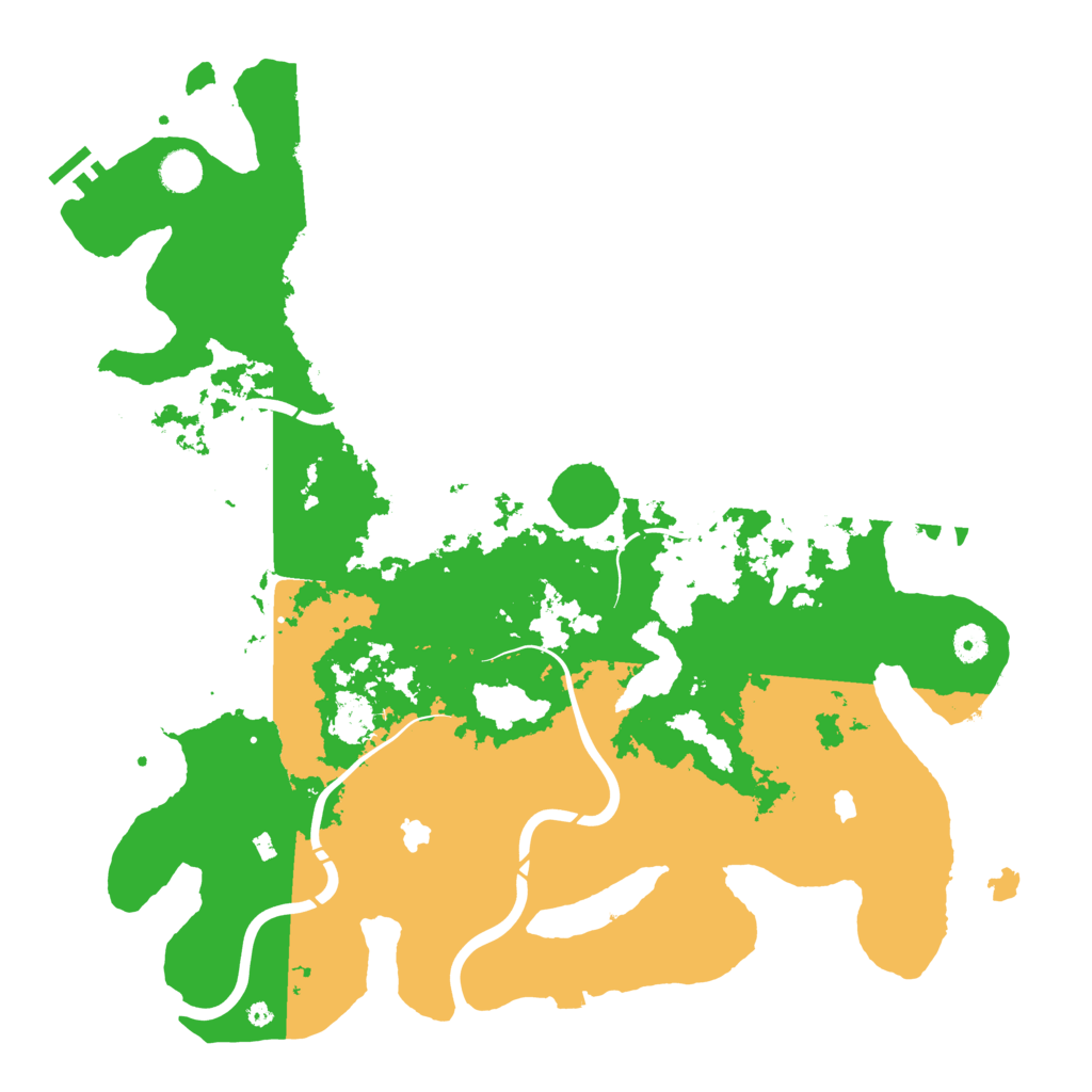 Biome Rust Map: Procedural Map, Size: 4500, Seed: 224513842