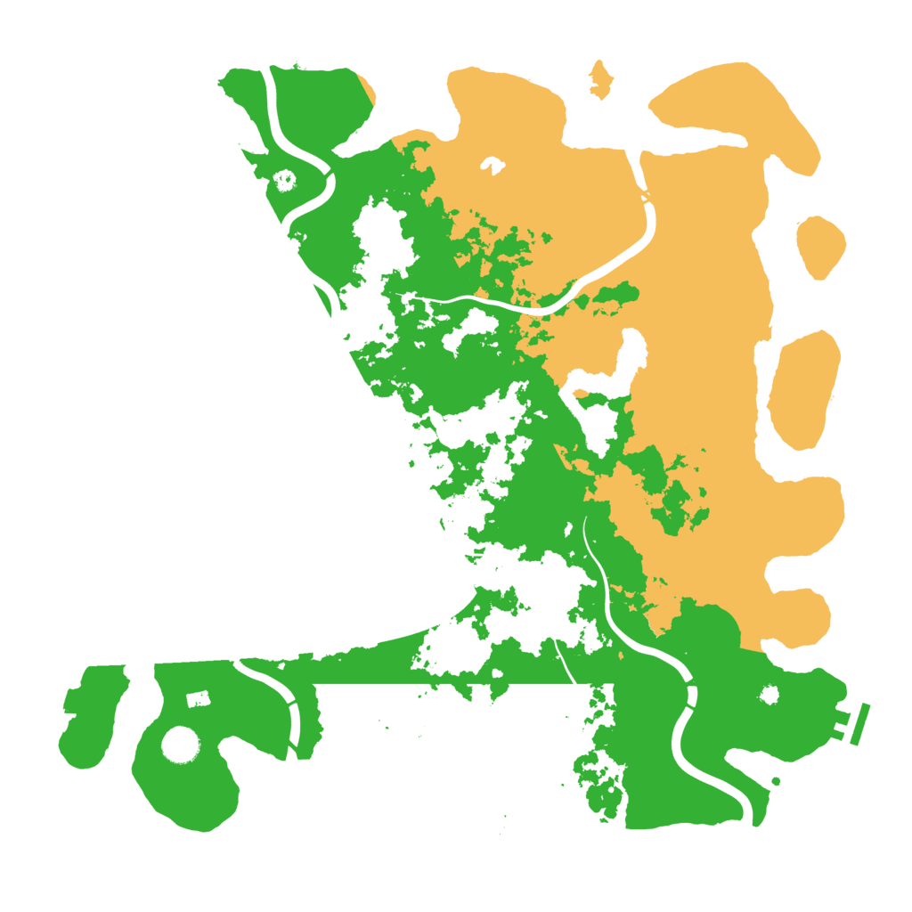 Biome Rust Map: Procedural Map, Size: 4300, Seed: 898698602