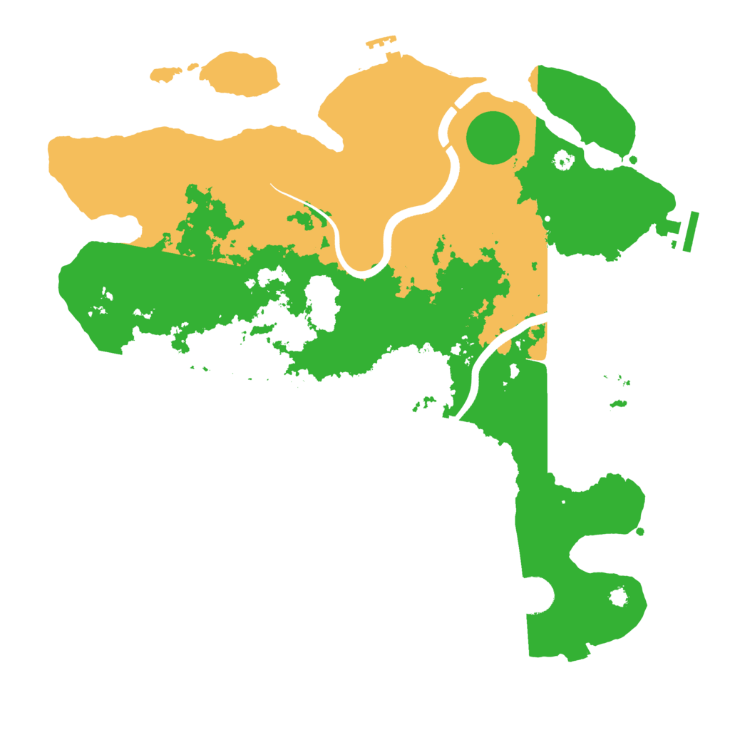 Biome Rust Map: Procedural Map, Size: 3625, Seed: 1785499