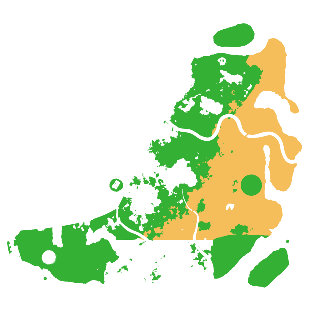 Biome Rust Map: Procedural Map, Size: 4000, Seed: 1840420997