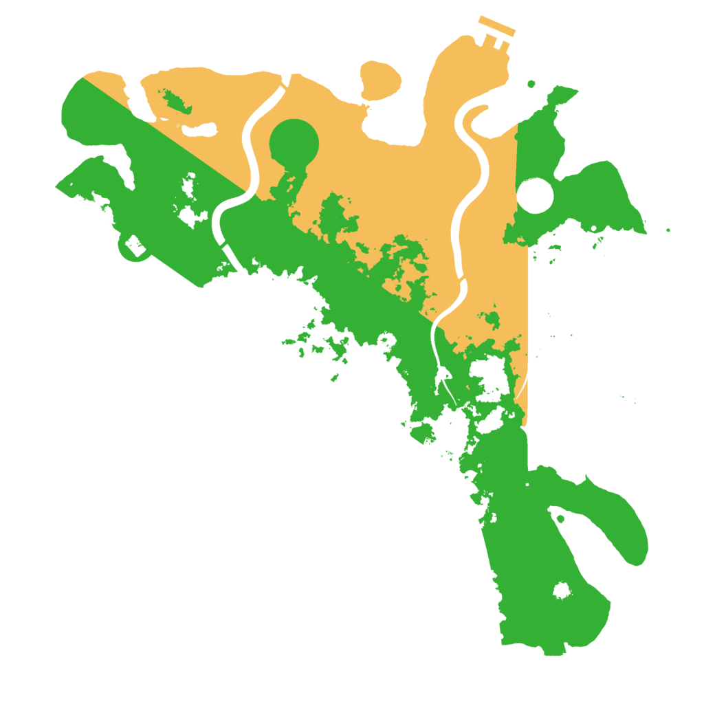 Biome Rust Map: Procedural Map, Size: 3750, Seed: 784543