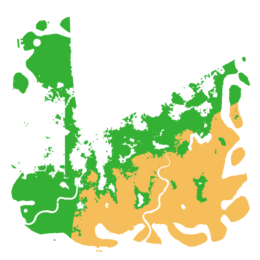 Biome Rust Map: Procedural Map, Size: 6000, Seed: 4365