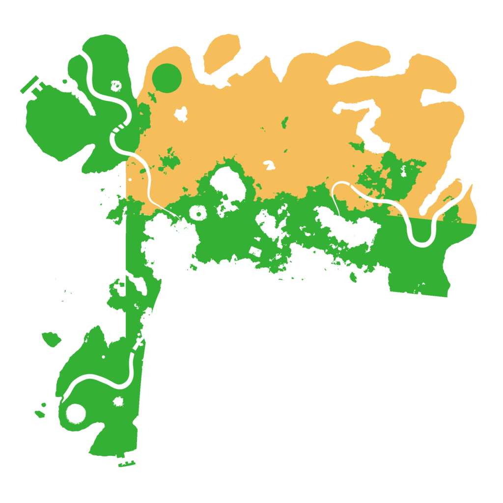 Biome Rust Map: Procedural Map, Size: 4500, Seed: 922797008