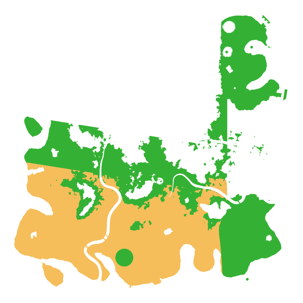 Biome Rust Map: Procedural Map, Size: 4500, Seed: 3537906