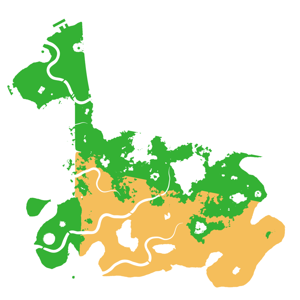 Biome Rust Map: Procedural Map, Size: 4500, Seed: 579269250