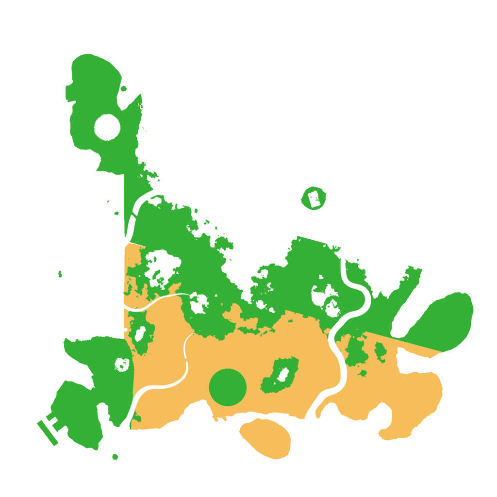 Biome Rust Map: Procedural Map, Size: 3500, Seed: 797897764