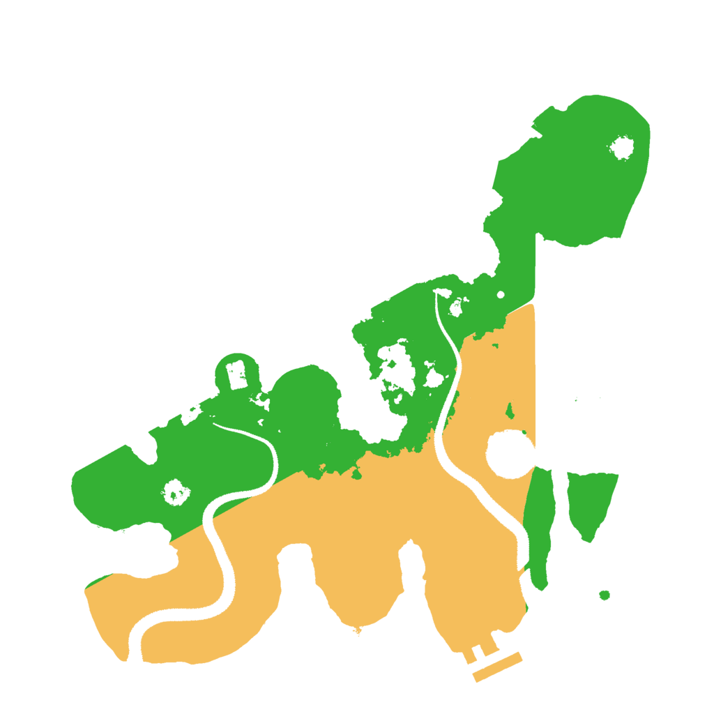 Biome Rust Map: Procedural Map, Size: 2800, Seed: 31945932