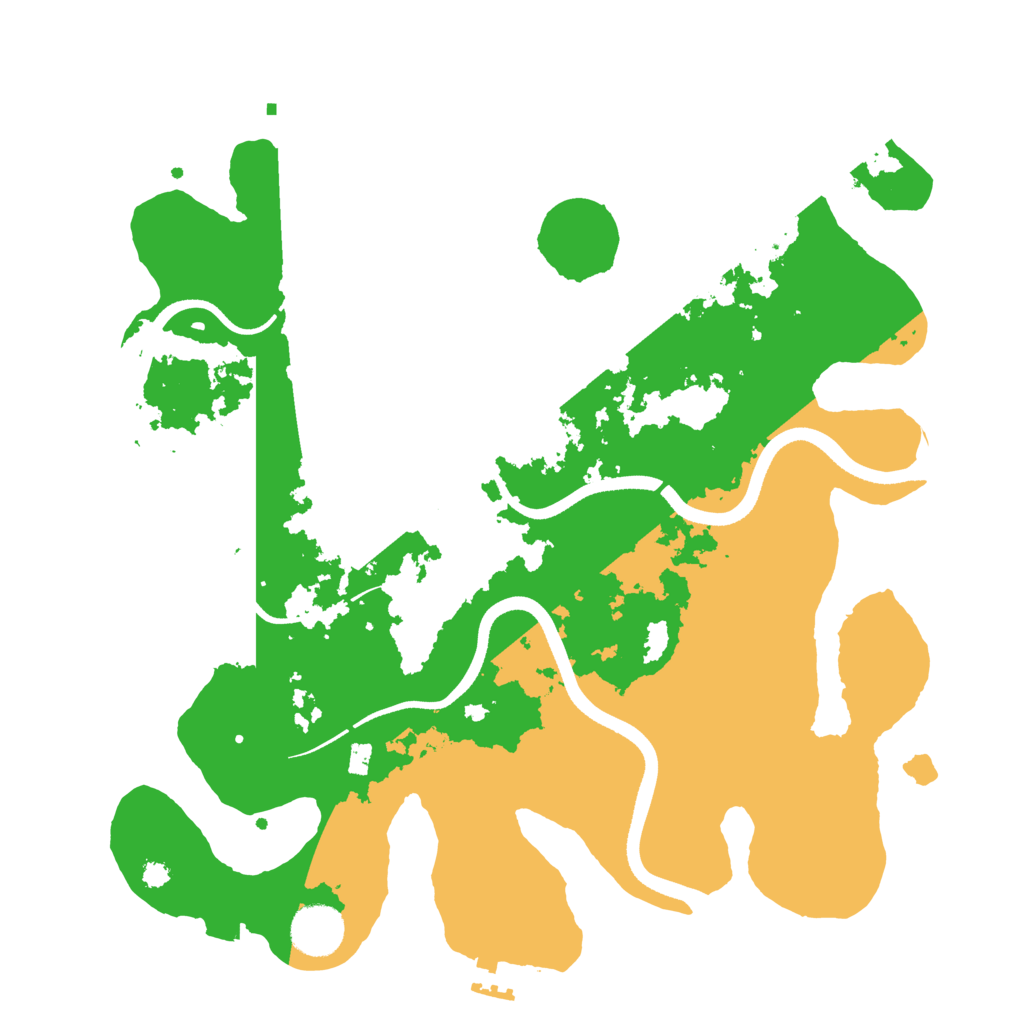 Biome Rust Map: Procedural Map, Size: 3500, Seed: 720136410