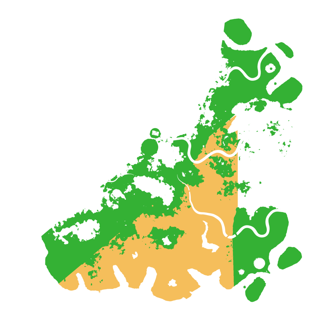 Biome Rust Map: Procedural Map, Size: 5000, Seed: 19704