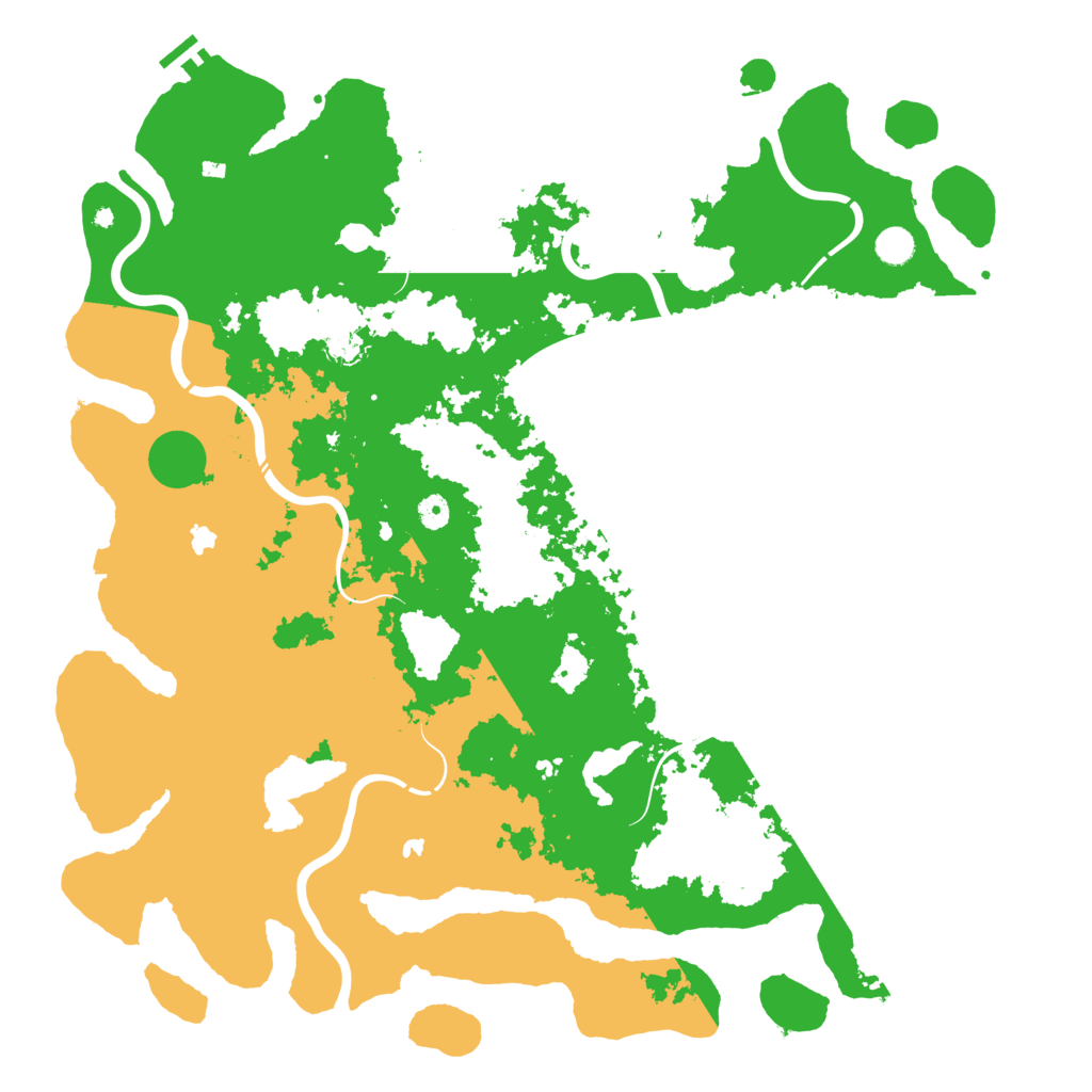 Biome Rust Map: Procedural Map, Size: 5000, Seed: 632058965