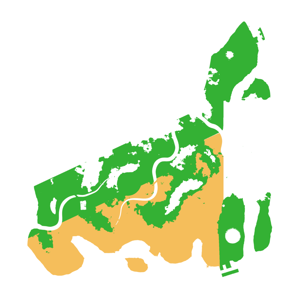 Biome Rust Map: Procedural Map, Size: 3500, Seed: 838430957