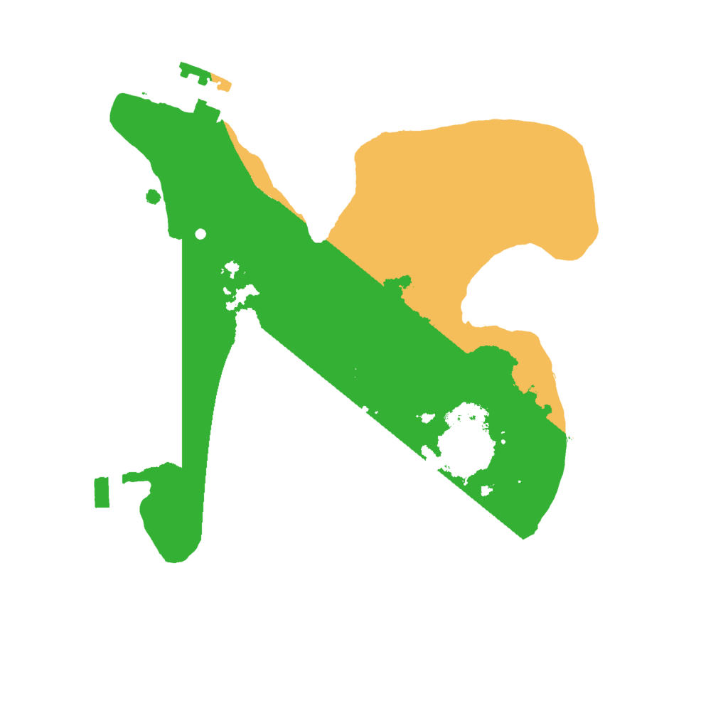 Biome Rust Map: Procedural Map, Size: 2000, Seed: 1374555398