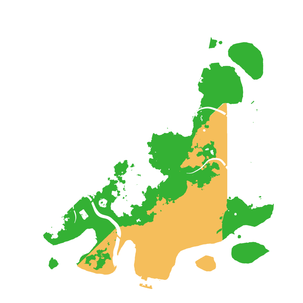 Biome Rust Map: Procedural Map, Size: 3500, Seed: 2124501443