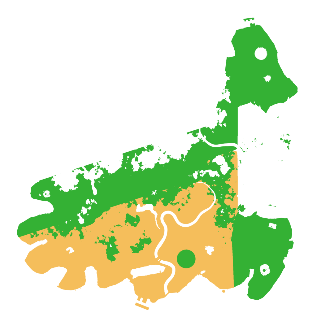 Biome Rust Map: Procedural Map, Size: 4500, Seed: 1020