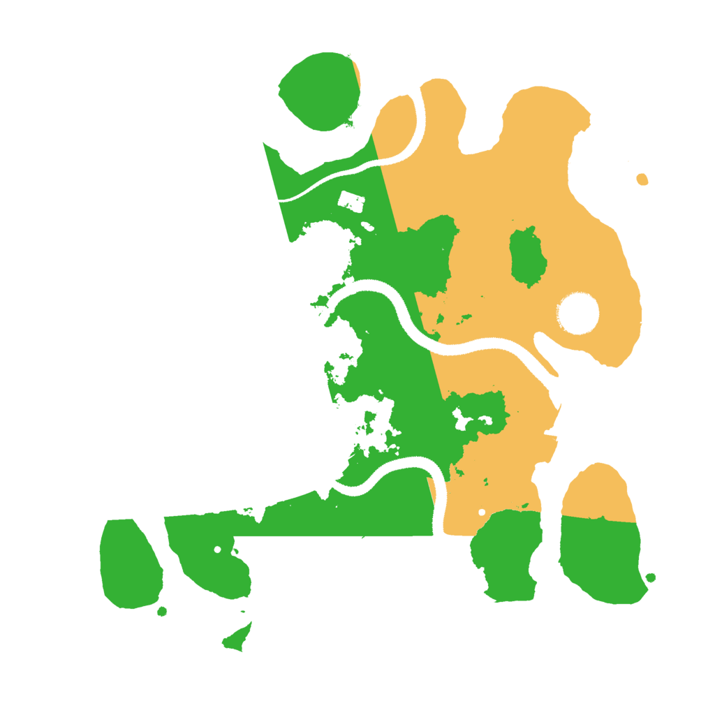 Biome Rust Map: Procedural Map, Size: 3000, Seed: 721847405
