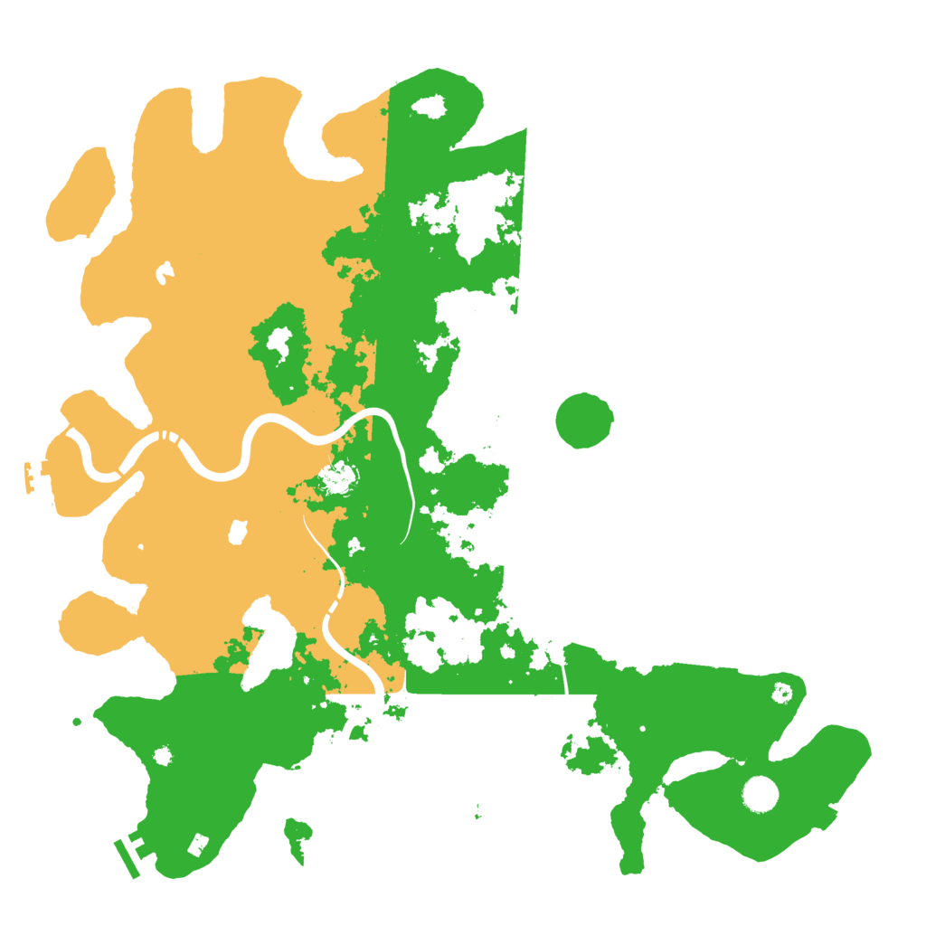 Biome Rust Map: Procedural Map, Size: 4500, Seed: 1658612298
