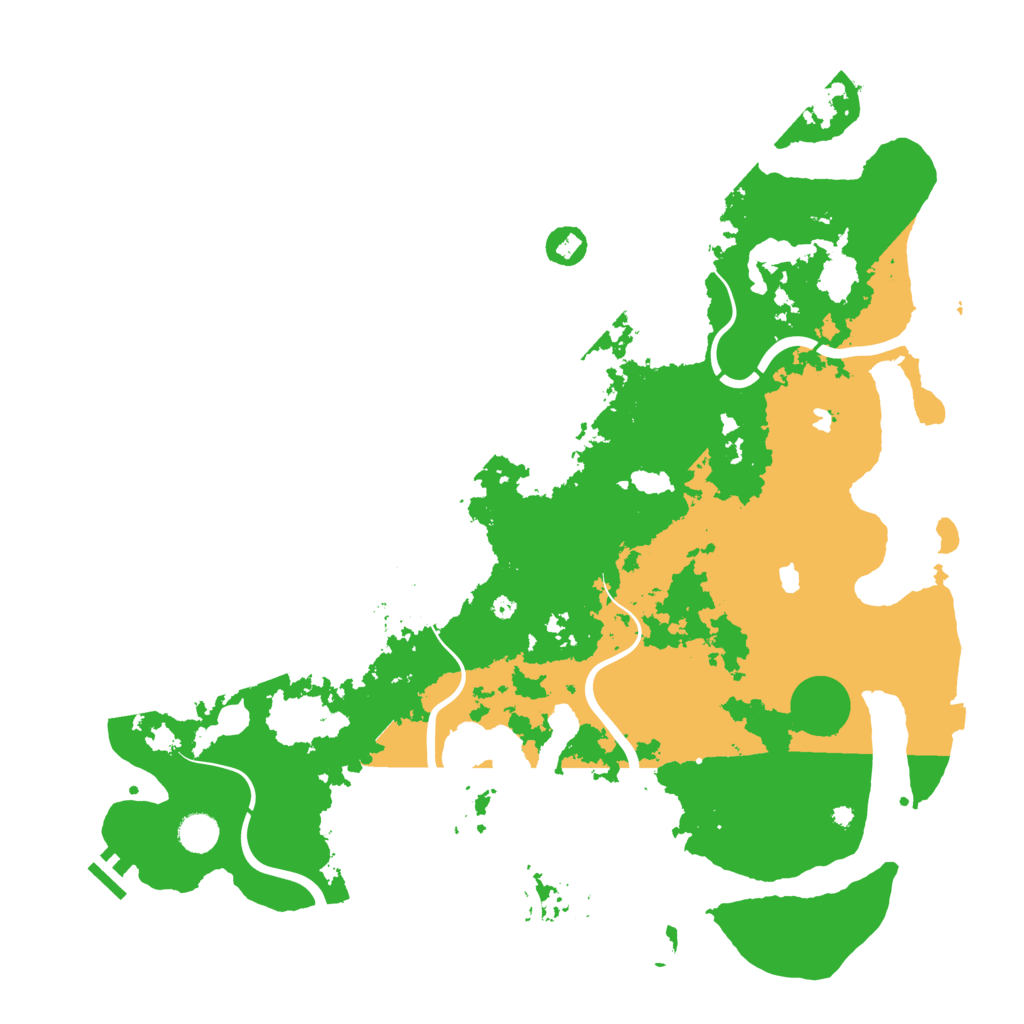 Biome Rust Map: Procedural Map, Size: 4500, Seed: 642121175