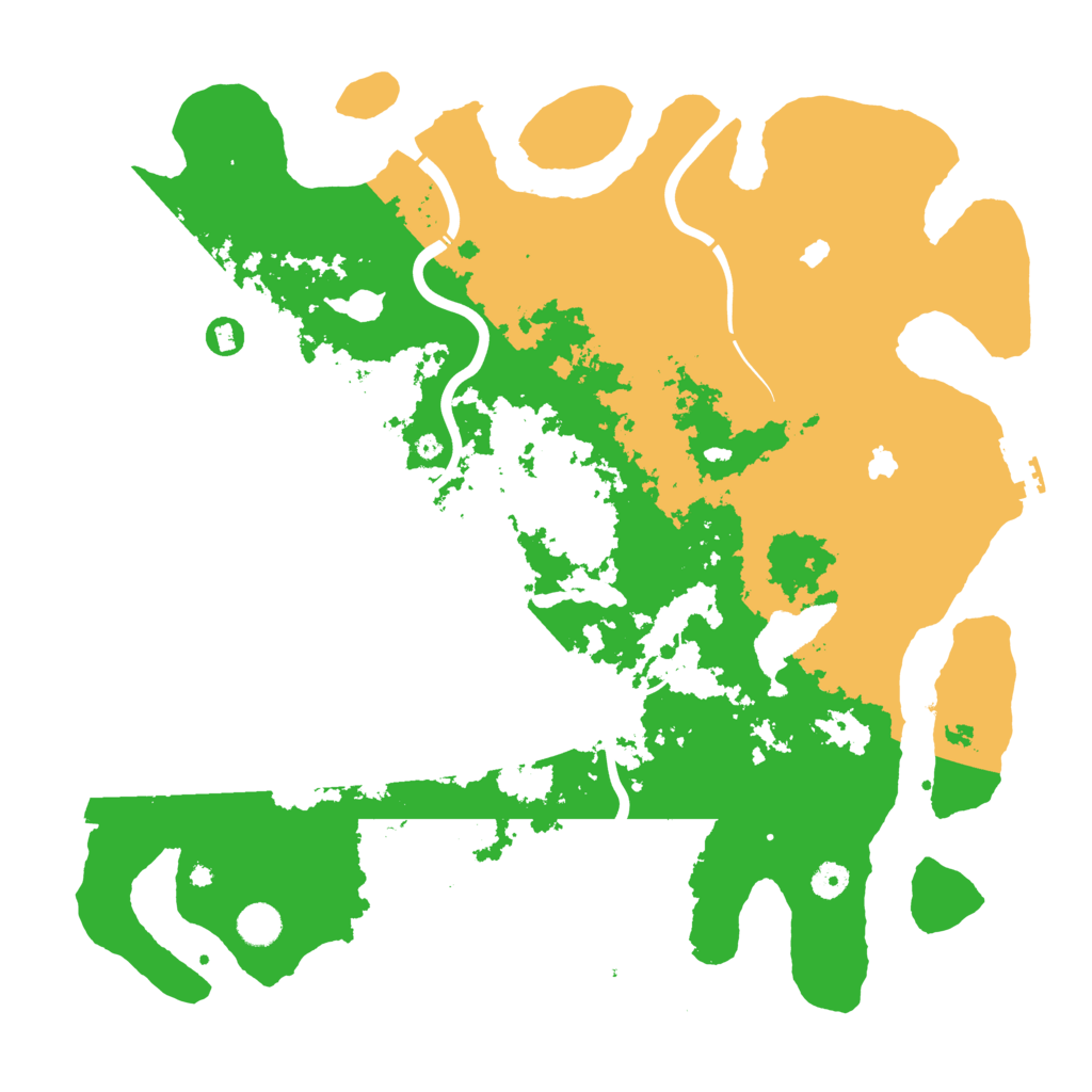 Biome Rust Map: Procedural Map, Size: 4500, Seed: 1614815522