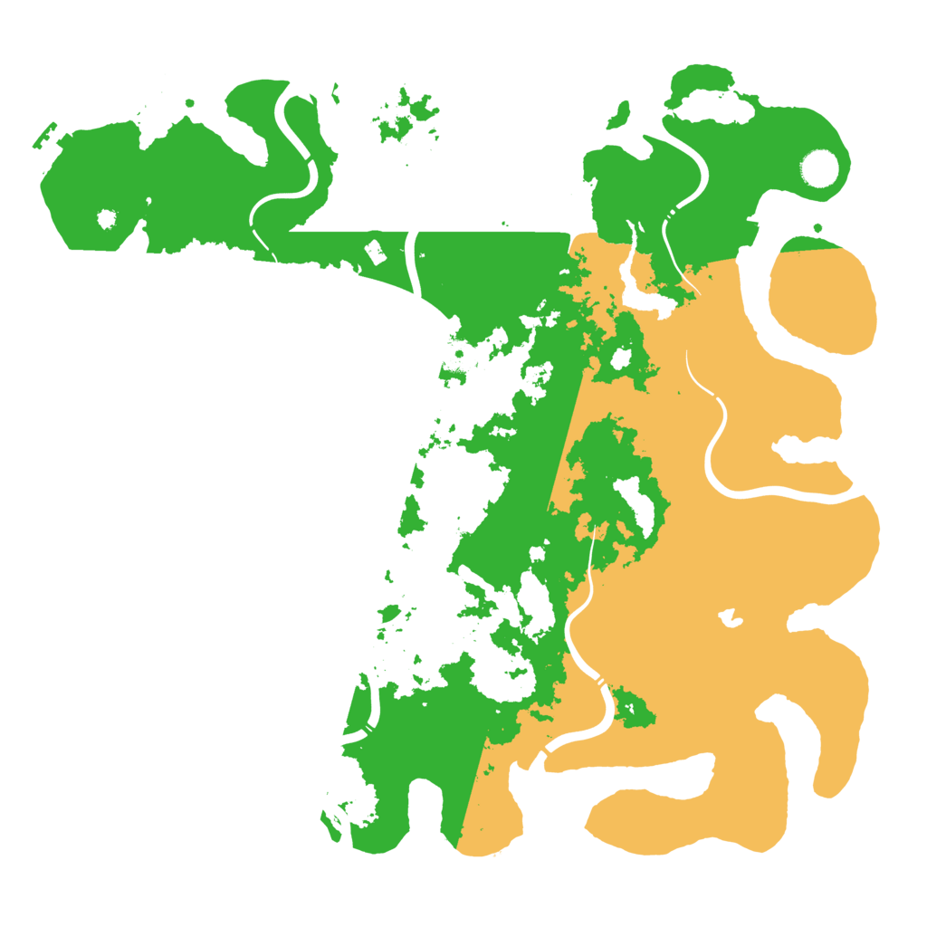 Biome Rust Map: Procedural Map, Size: 4300, Seed: 16224