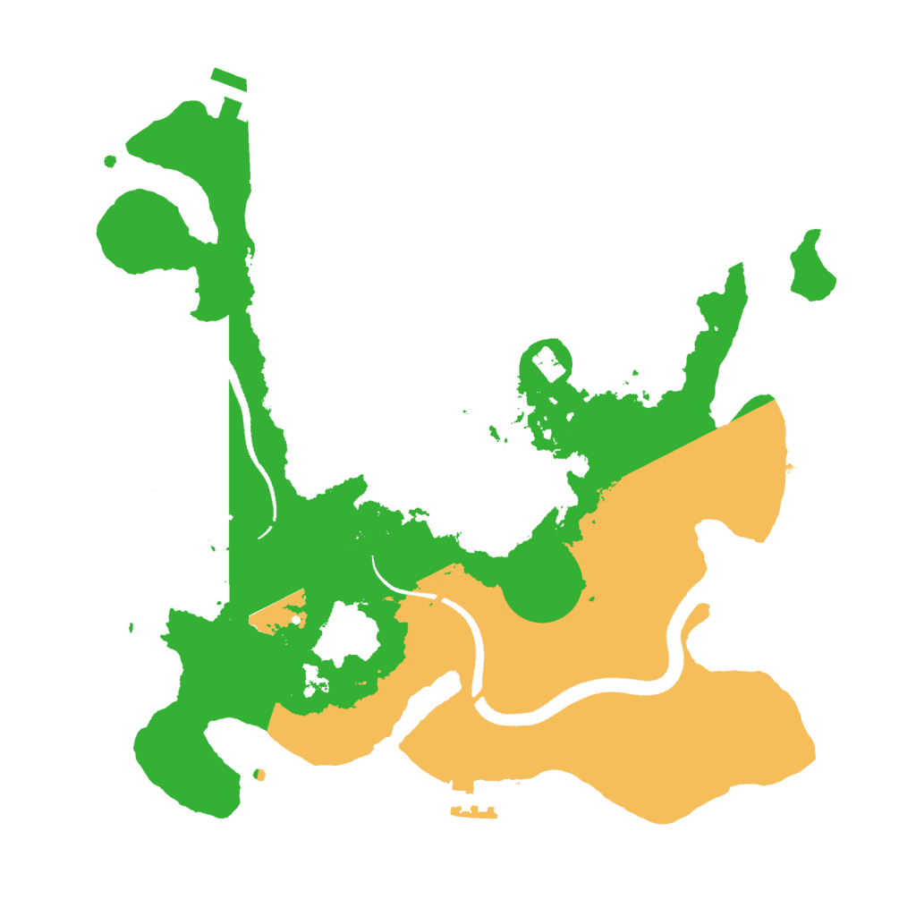 Biome Rust Map: Procedural Map, Size: 3000, Seed: 1521141021